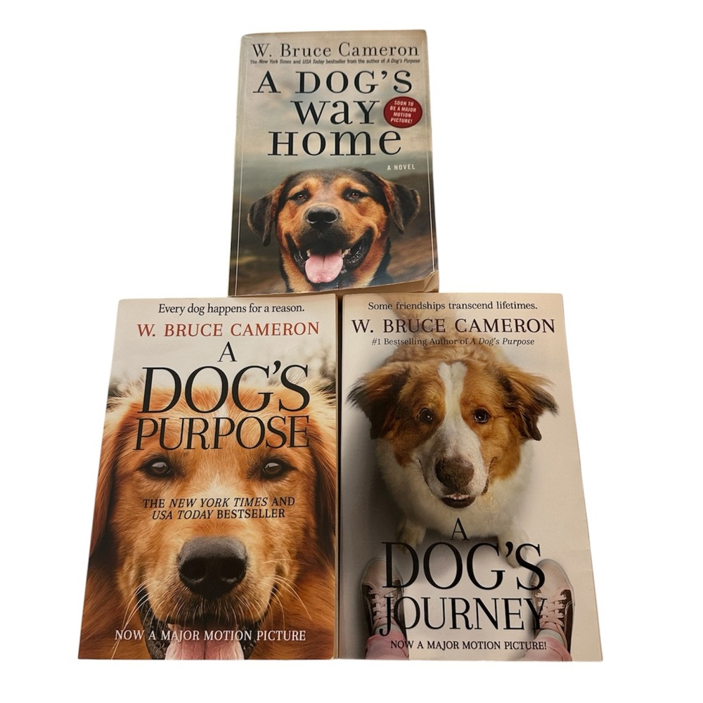 W. Bruce Cameron A Dog’s Way Home, A Dog’s Purpose, A Dog’s Journey Book Set